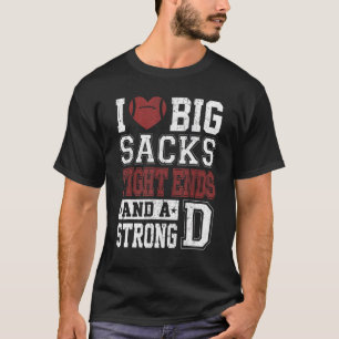 Mens I Liebe große Säcke an den Enden und ein star T-Shirt