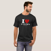 Mens I love my Girlfriend she's magic with heart   T-Shirt (Vorne ganz)