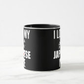 Mens I Love My Hot Japanese Wife Valentines Day  Tasse (Zentrum)