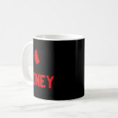 Mens I Survived My Wife's Kidney Transplant, New K Kaffeetasse (Vorderseite Links)