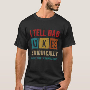 Mens I Tell Vater Jokes regelmäßig Vintag T-Shirt