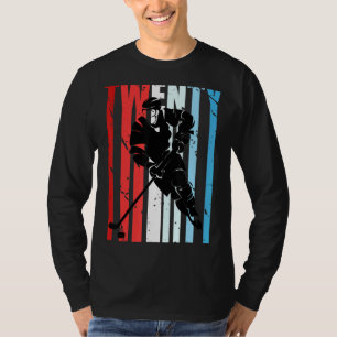 Mens Ice Hockey 20. Geburtstag Spieler Motivierend T-Shirt