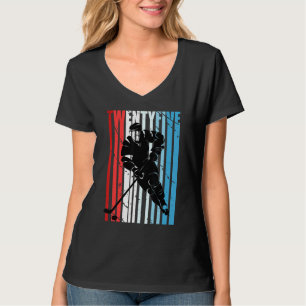 Mens Ice Hockey 25. Geburtstag Spieler Motivierend T-Shirt
