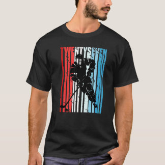 Mens Ice Hockey 27. Geburtstag Spieler Motivierend T-Shirt