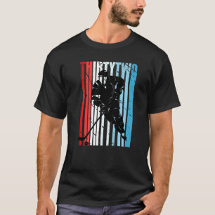 Mens Ice Hockey 32. Geburtstag Spieler Motivierend T-Shirt