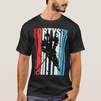 Mens Ice Hockey 46. Geburtstag Spieler Motivierend T-Shirt