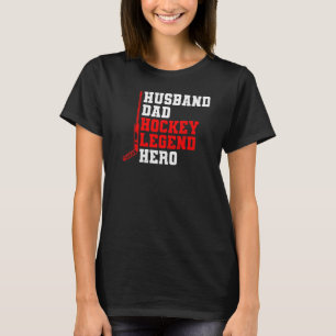 Mens Ice Hockey Quote für Ihr Hockey-Ehemann T-Shirt