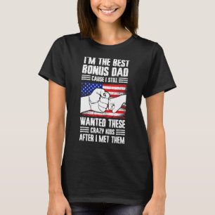 Mens Ich bin der beste Bonus Papa, weil ich diese T-Shirt