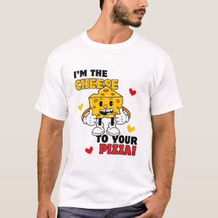 Men's Ich bin der Käse für deinen Pizza-T - Shirt