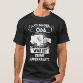 Mens Ich bin der Opa Opa Großvater T-Shirt (Vorderseite)