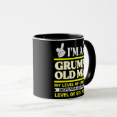 Mens ich bin ein grauenhafter alter Mann auf meine Tasse (VorderseiteRechts)