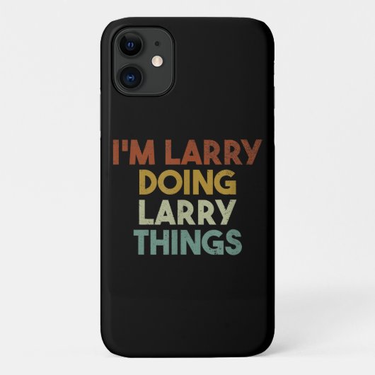 Mens, ich bin Larry, tue große Dinge Funny Vorname Case-Mate iPhone Hülle (Rückseite)