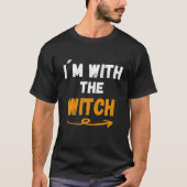 Mens, ich bin mit dem Hexenwitterkloster Halloween T-Shirt (Vorderseite)