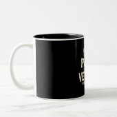 Mens Ich bin Vater Papa und Veteran Funny Zweifarbige Tasse (Links)