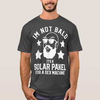 Mens Ich habe keine Glatze für eine Solarzelle T-Shirt