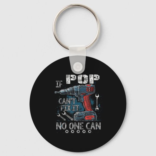 Mens If P Cant Fix It Can Father's Day Schlüsselanhänger (Vorderseite)