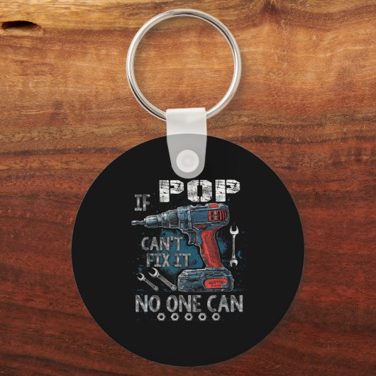 Mens If P Cant Fix It Can Father's Day Schlüsselanhänger (Vorderseite)