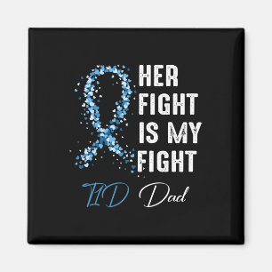 Mens ihr Kampf ist mein Kampf gegen T1d Vater Typ Magnet