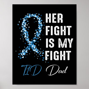 Mens ihr Kampf ist mein Kampf gegen T1d Vater Typ Poster