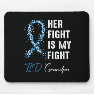 Mens ihr Kampf ist mein Kampf T1d Großvater Typ 1 Mousepad