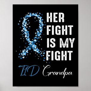 Mens ihr Kampf ist mein Kampf T1d Großvater Typ 1 Poster