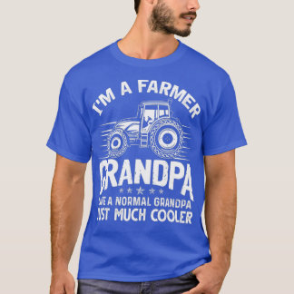 Mens Im a Bauer Grandpa Rancher gibt Tractor T-Shirt