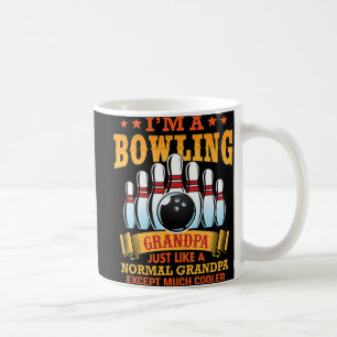 Mens I'M A Bowling Grandpa Just Like A Normal Gran Kaffeetasse