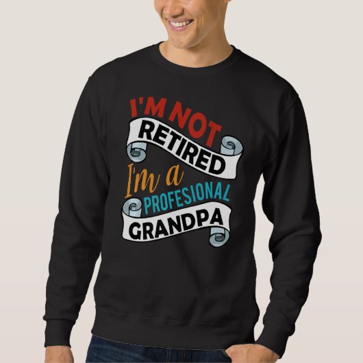Mens Im Beruflichen Opa Fath Sweatshirt (Vorderseite)