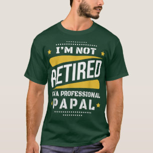 Mens Im Beruflichen Papa Vintag Ret. T-Shirt