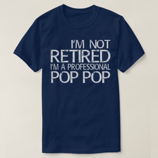 Mens Im Beruflichen Pop Pop T-Shirt (Design vorne)