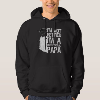 Mens Im nicht Beruflichen Papa Bearded Vater Hoodie