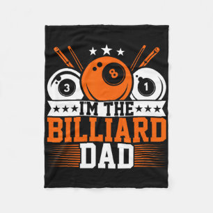 Mens Im the Billiard Vater - Funny Pool Vater Snoo Fleecedecke