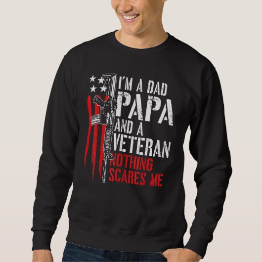 Mens Im Vater Papa und ein großer Großvater Sweatshirt (Vorderseite)