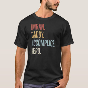 Mens Imran Daddy vollendet Hero Retro Stil Vinta T-Shirt