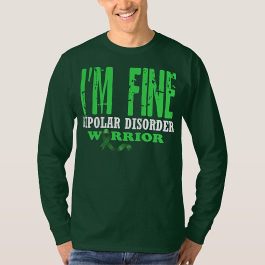 Mens I'ne Bipolar Disorder Psychological T-Shirt (Vorderseite)