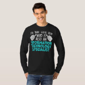 Mens Information Technology Specialist Computer Jo T-Shirt (Vorne ganz)