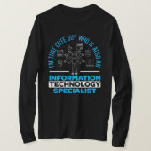 Mens Information Technology Specialist Computer T-Shirt (Design vorne)