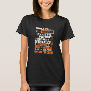 Mens intelligent genug, um die Zusatzteile zu verb T-Shirt