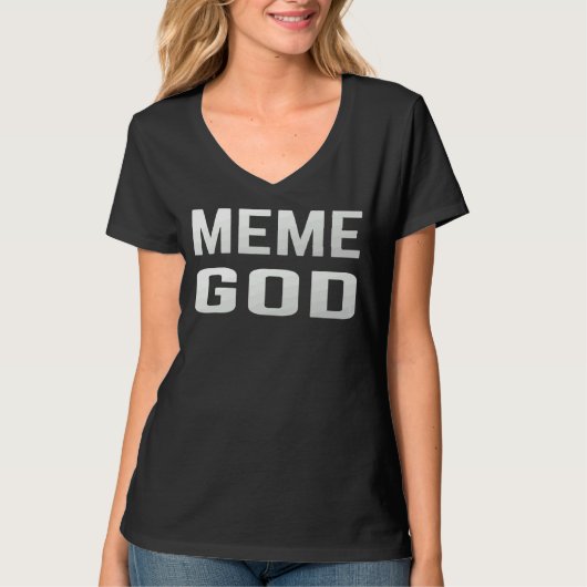 Mens Internet Memes Meme Gott T-Shirt (Vorderseite)