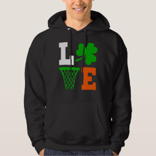 Mens Irish Niedlich Funny Basketball St Patrick S  Hoodie