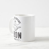 Men's Iron Sharpens Iron Proverbs 27 7 Christian G Kaffeetasse (Vorderseite Links)