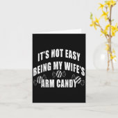 Mens ist es nicht einfach, meine Frau Arm fein Fun Karte (Gelbe Blume)