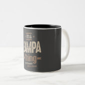 Mens It's a Bampa Thing Funny Vater Opa Zweifarbige Tasse (VorderseiteRechts)