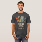 Mens It's a Gramps Thing Funny Vater Opa T-Shirt (Vorne ganz)
