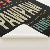 Mens It's a Paw Thing Großvater Vater Geschenk Sherpadecke (3/4)