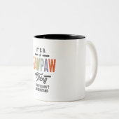 Mens It's a Pawpaw Thing Funny Vater Opa Zweifarbige Tasse (VorderseiteRechts)