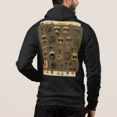 Mens-Jacke Hoodie (Rückseite)