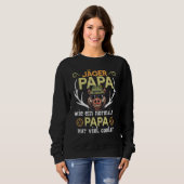 Mens Jäger Papa Cooler Vatertag Jagd Sweatshirt (Vorne ganz)