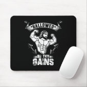 Mens Jesus Bodybuilding T Shirt - Funny Jesus Weig Mousepad (Mit Mouse)