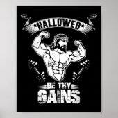 Mens Jesus Bodybuilding T Shirt - Funny Jesus Weig Poster (Vorne)